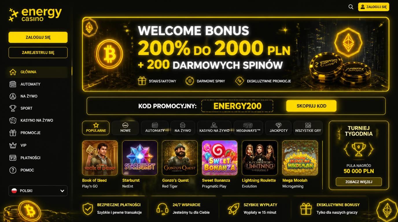 Bannery bonusu powitalnego i kodu promo